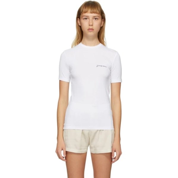 SSENSE Exclusive White 'Le T-Shirt de Collection' T-Shirt
