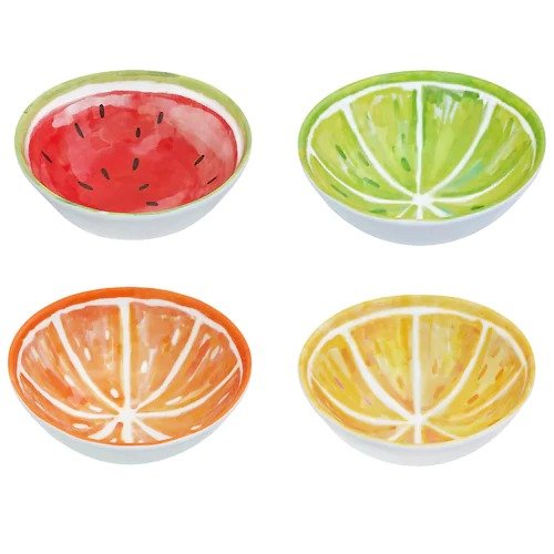 4-pc. Fruit Dip Bowl Set