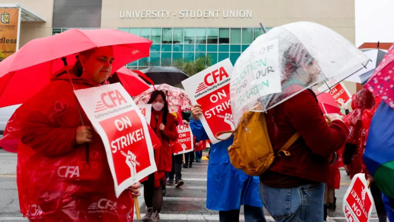 加州州立大学罢工提前结束