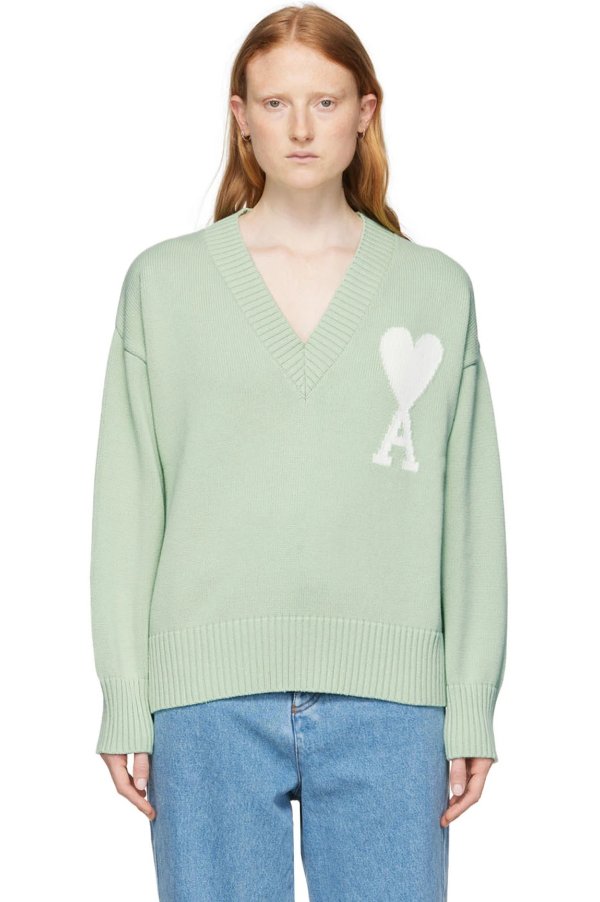 Green Ami De Coeur Sweater