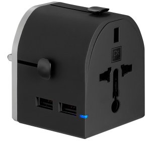 Platinum All-in-One Travel Adapter with 2 USB Ports