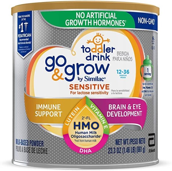 Go & Grow Sensitive Go & Grow bySensitive Non-GMO with 2'-fl Hmo Toddler Drink, 6 Count