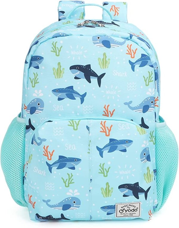 Little Kids School Bag Pre-K Toddler Backpack - Name Tag and Chest Strap