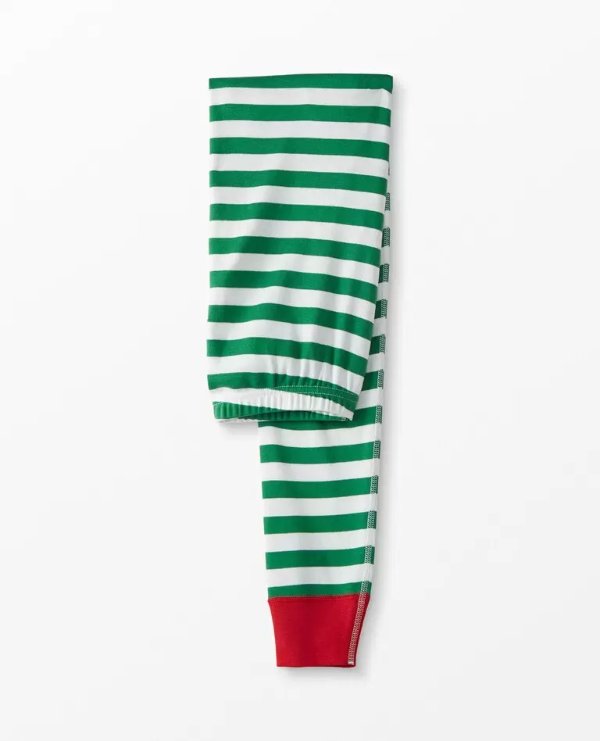 Adult Unisex Striped Long John Pajama Pant