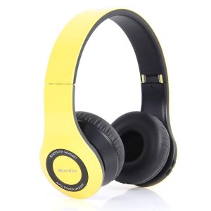 Bluedio HI-FI 蓝牙无线耳机（黄色）