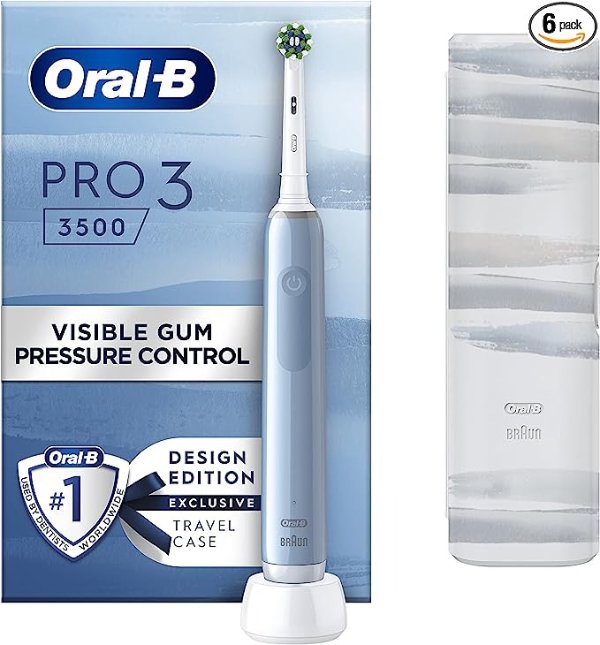 Oral-B Pro 3 婴儿蓝电动牙刷