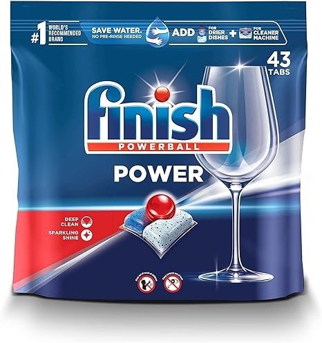 Power - 43ct - Dishwasher Detergent - Powerball - Dishwashing Tablets - Dish Tabs