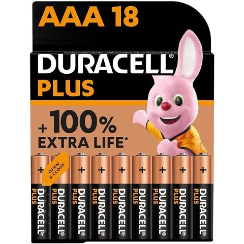 Plus AAA 电池（18 包）