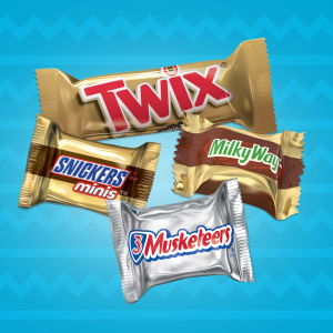 Snickers、Twix等混合装巧克力糖果 240颗