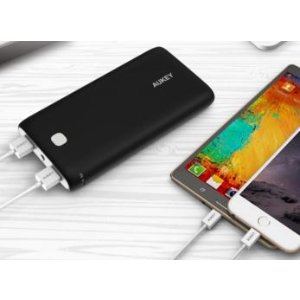 Aukey PB-N15 20000mAh Portable Charger External Battery Power Bank with AIPower Tech for USB Powered Devices