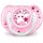 Glow in the Dark Orthodontic Pacifier, 6-18 months, Pink/White, 2 pack, SCF176/24