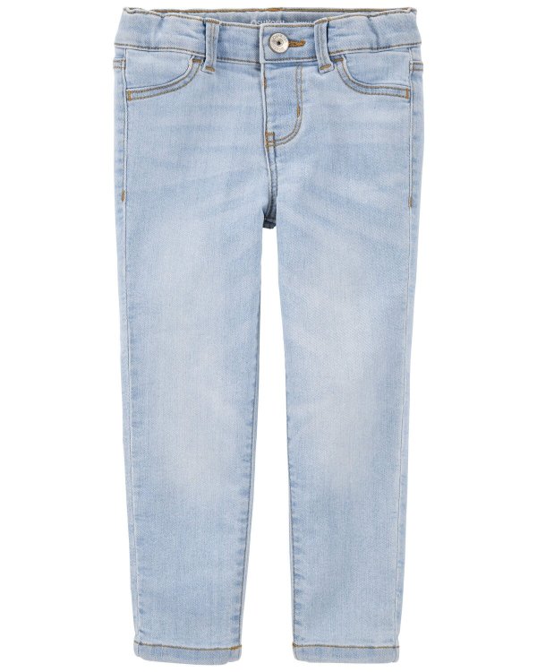 Toddler Skinny Jeans in Blue Ice Rinse
