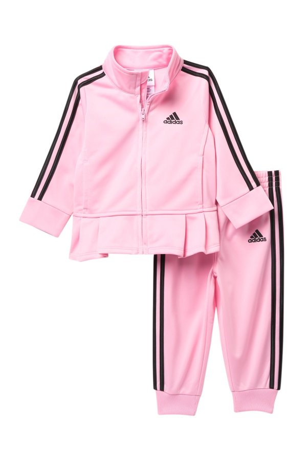 Pleated Tricot Jacket & Pants - 2-Piece Set (Baby Girls)
