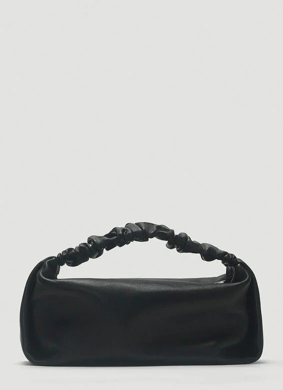 Scrunchie Handbag in Black