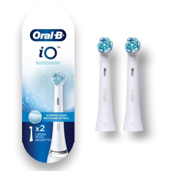 iO Ultimate Clean 替换牙刷头 白色 2个