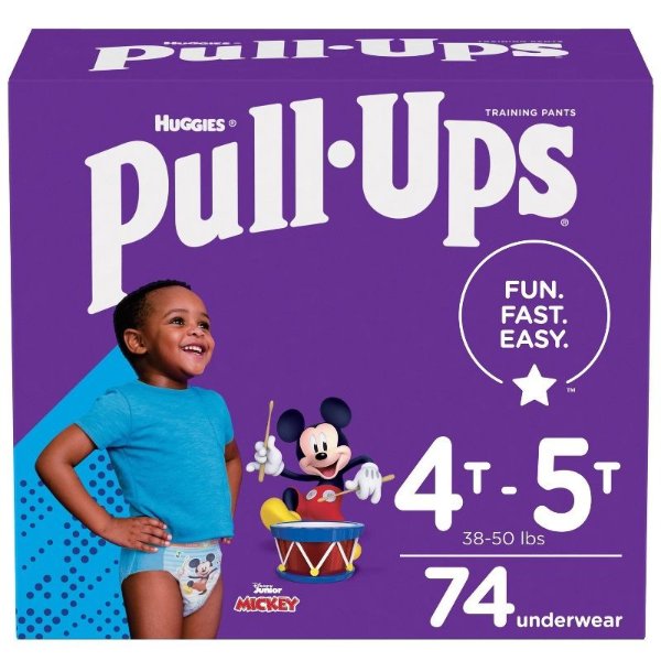 Pull-Ups 训练裤 4T-5T 74片