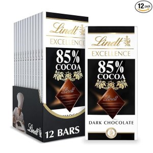 LindtExcellence Bar, 85% Cocoa Extra Dark Chocolate