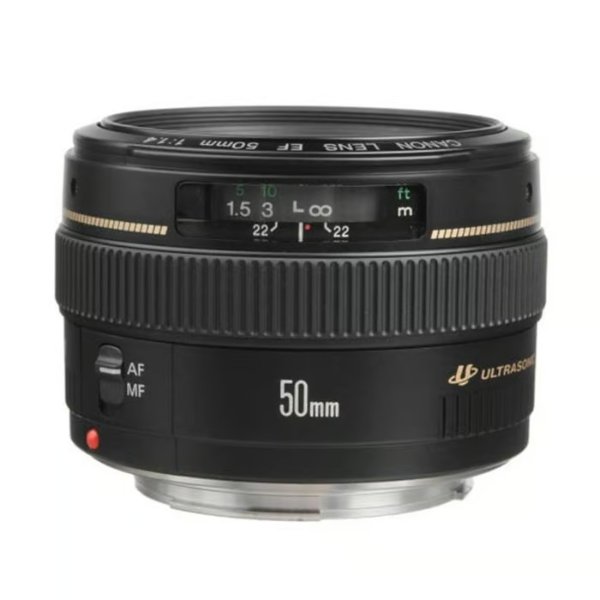Canon 50mm Lens f/1.4 EF USM Standard Telephoto Lens