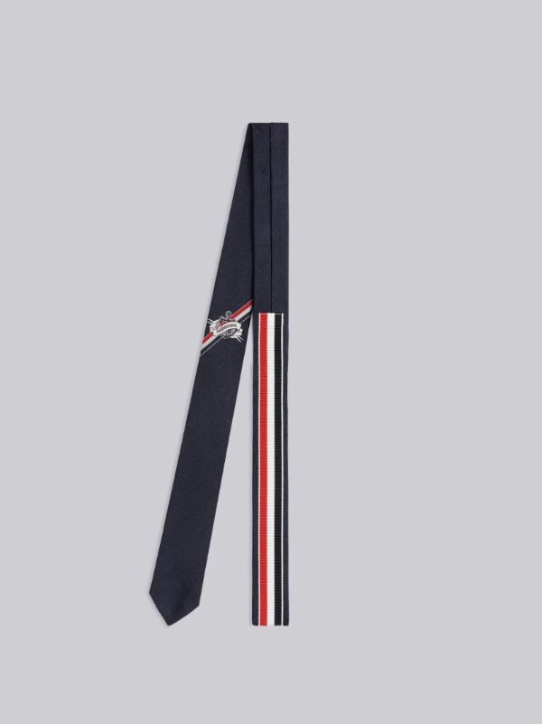 Anchor Jacquard Classic Tie | Thom Browne Official