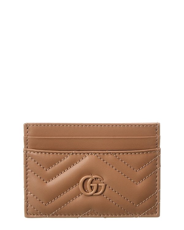 GG Marmont Leather Card Case