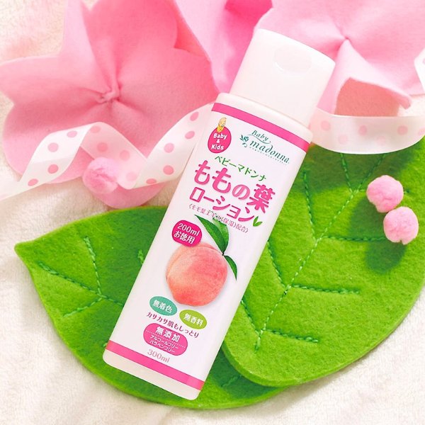 日本MADONNA 婴儿全身用桃子叶水 防痱去痱 温和止痒 300ml 