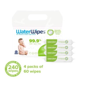 WaterWipes 婴儿湿巾 4包，共240抽