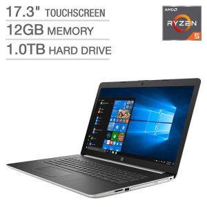HP 17.3" Touchscreen Laptop - AMD Ryzen 5