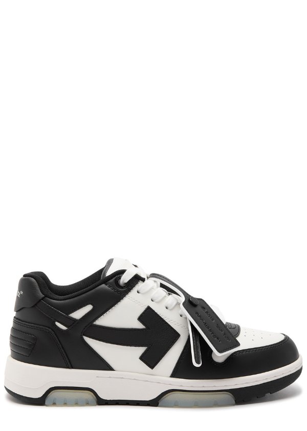 OFF-WHITE New Season Out Of Office panelled leather sneakers