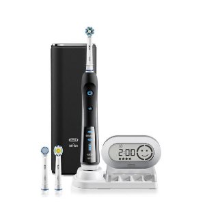 Oral B BLACK 7000 SmartSeries Electric Rechargeable Power Toothbrush Powered by Braun
