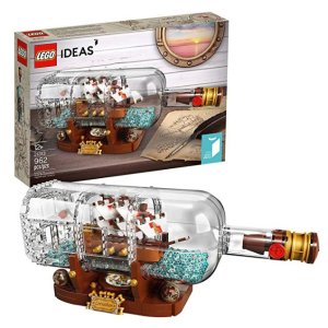LEGO IDEAS 瓶中船 21313，超高颜值 官网已退市许久