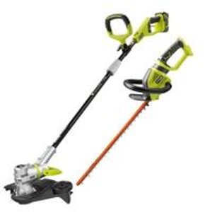 Ryobi 24-Volt Lithium-ion Cordless String Trimmer/Edger with 24" Hedge Trimmer