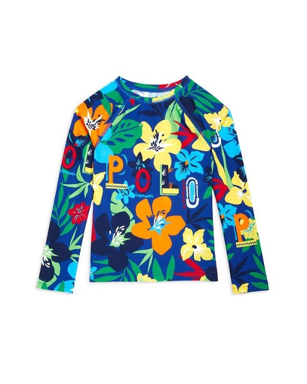 Girls' Tropical Logo Print Sun Shirt - Little Kid, Big Kid