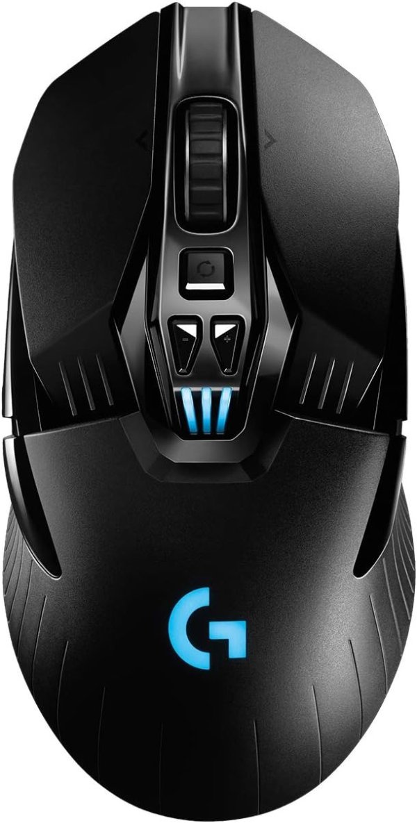 G903 LIGHTSPEED Wireless Gaming Mouse W/ Hero 25K Sensor, PowerPlay Compatible, 140+ Hour with Rechargeable Battery and Lightsync RGB, Ambidextrous, 107G+10G optional, 25,600 DPI