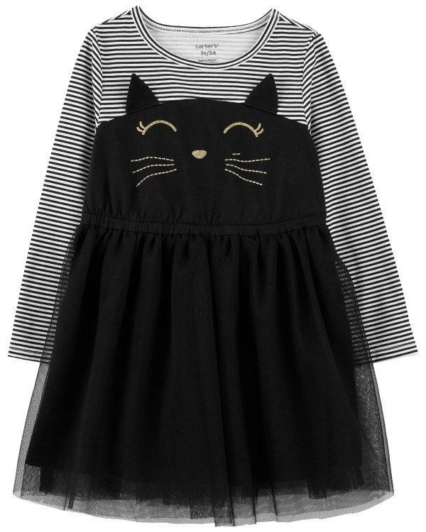 Halloween Cat Tutu Dress