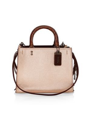 - Rogue Leather Top Handle Bag