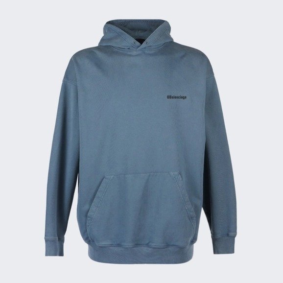 Corporate Hoodie Washed Blue | The Webster