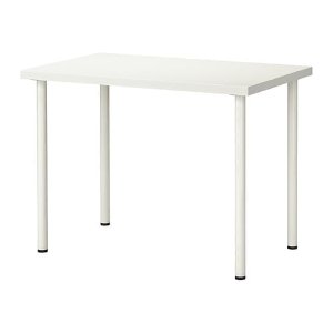 宜家爆款简易白色书桌、餐桌