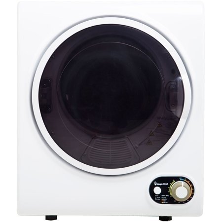 1.5 cu ft Compact Dryer, White