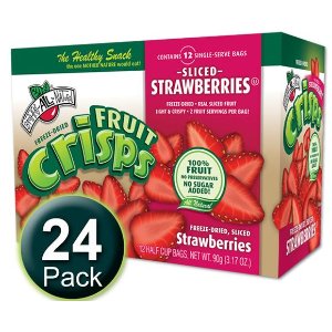 Brothers-ALL-Natural Fruit Crisps, Strawberry, 0.26 Ounce (Pack of 24) @ Amazon