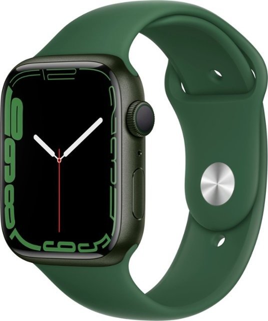 Apple Watch Series 7 (GPS) 45mm Green Aluminum Case with Sport Band - Green