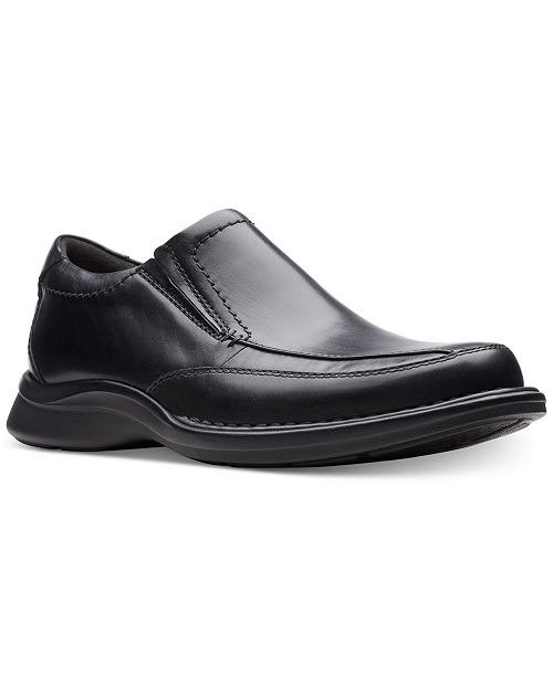 Men's Kempton Free Black Leather Dress Casual Loafers
