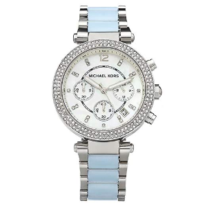 Dealmoon Exclusive:Michael Kors Chronograph Parker Chambray Women's Watch