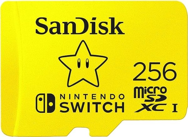 256GB MicroSDXC UHS-I Memory Card for Nintendo Switch - SDSQXAO-256G-GNCZN