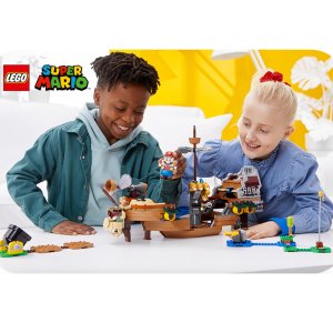 史低价：LEGO 超级马力欧《库巴的天空船》71391 套装
