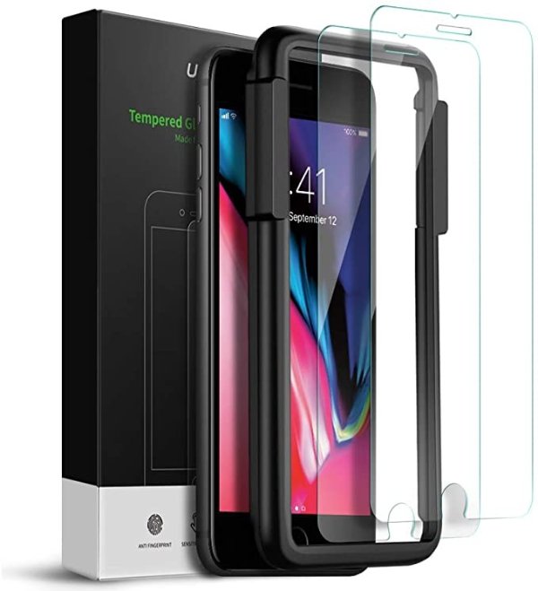 2-Pack Screen Protector for iPhone 8 Plus/7 Plus/6S Plus/6 Plus
