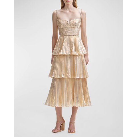 Self-Portrait满$750减$150蛋糕裙