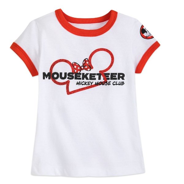 The Mickey Mouse Club Mouseketeer Ringer T-Shirt for Girls | shopDisney