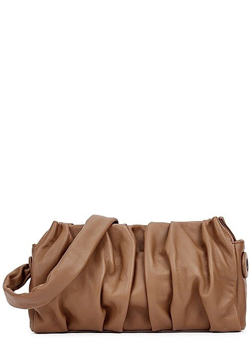 Vague brown leather shoulder bag