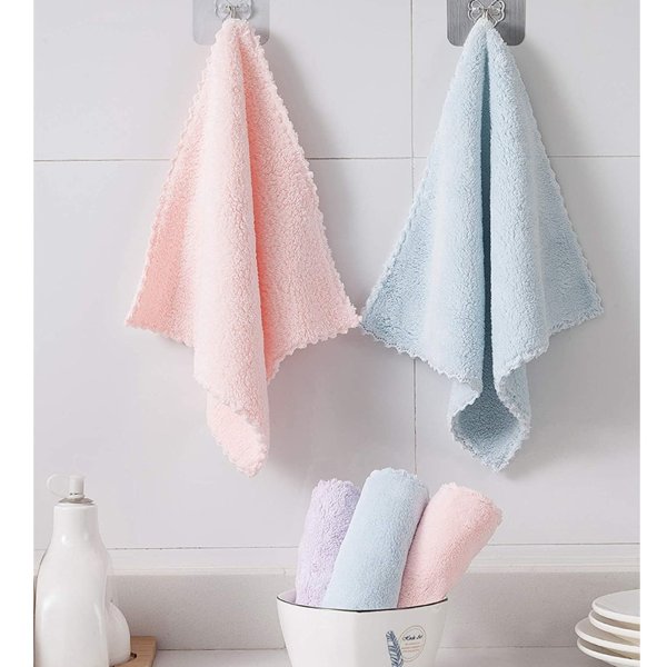 SWEET DOLPHIN 多用途百洁布、洗碗毛巾 16条装