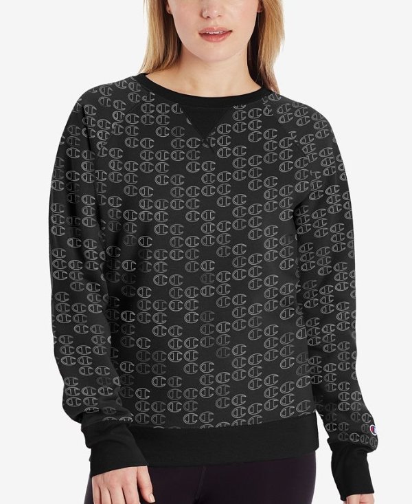 Women's Powerblend Print Sweatshirt